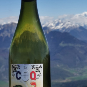 The COQ BEAUJOLAIS takes off in the Alps!