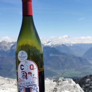 The COQ BEAUJOLAIS takes off in the Alps!