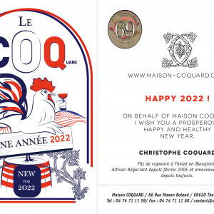 Meilleurs Voeux pour 2022!          Best wishes for 2022!